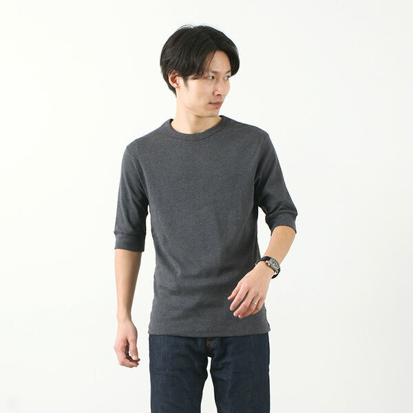 T-shirt Rococo / Smooth Cotton Ribbed Crew