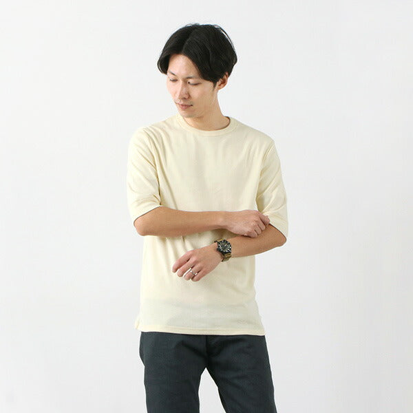 Rococo / Smooth Cotton Ribbed Crew 티셔츠