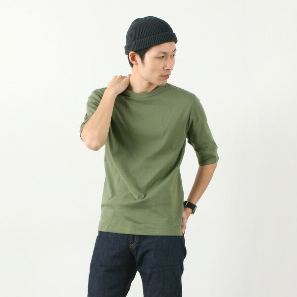 T-shirt Rococo / Smooth Cotton Ribbed Crew