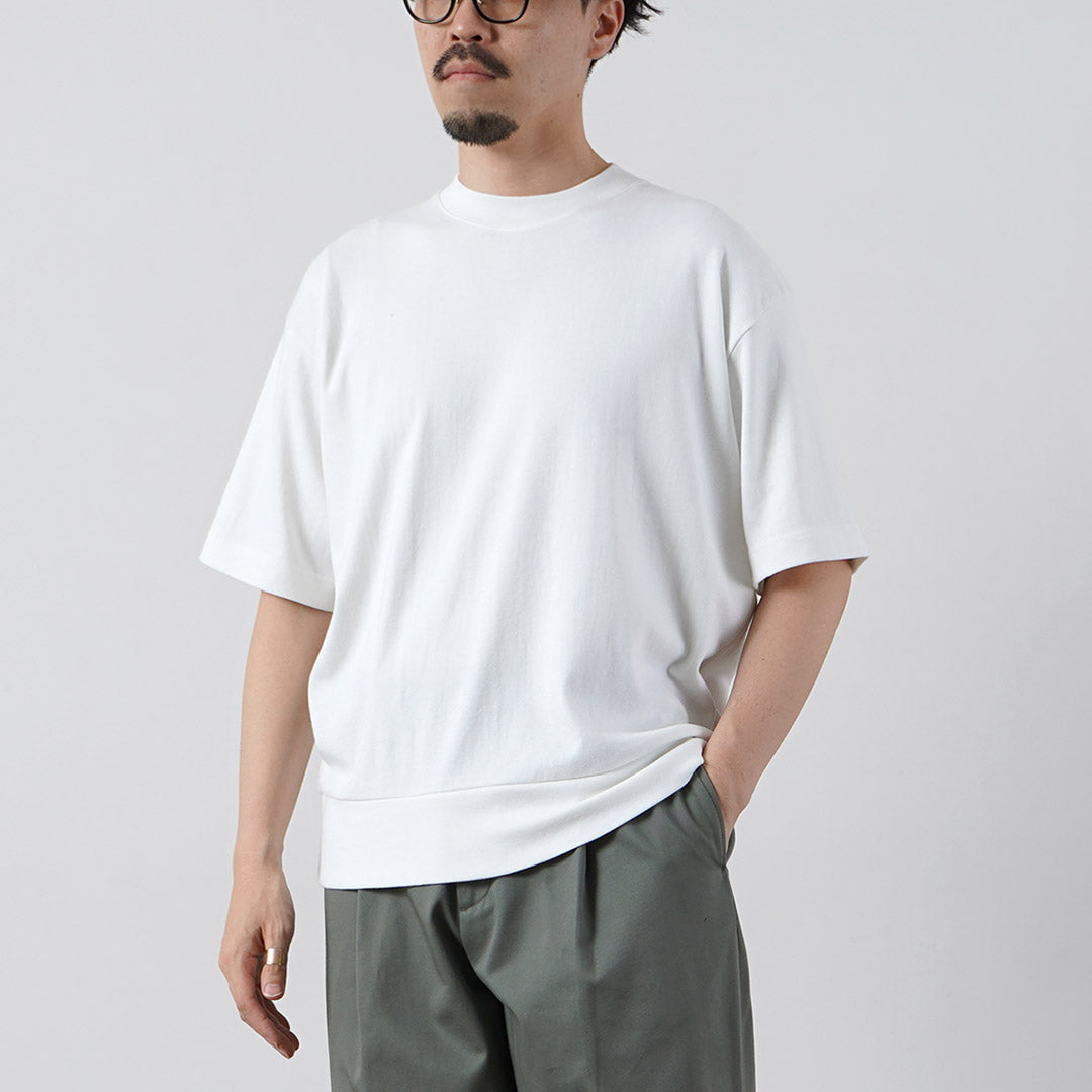 GICIPI / TONNO Ribbed Relaxed Fit Crew Neck T-Shirt