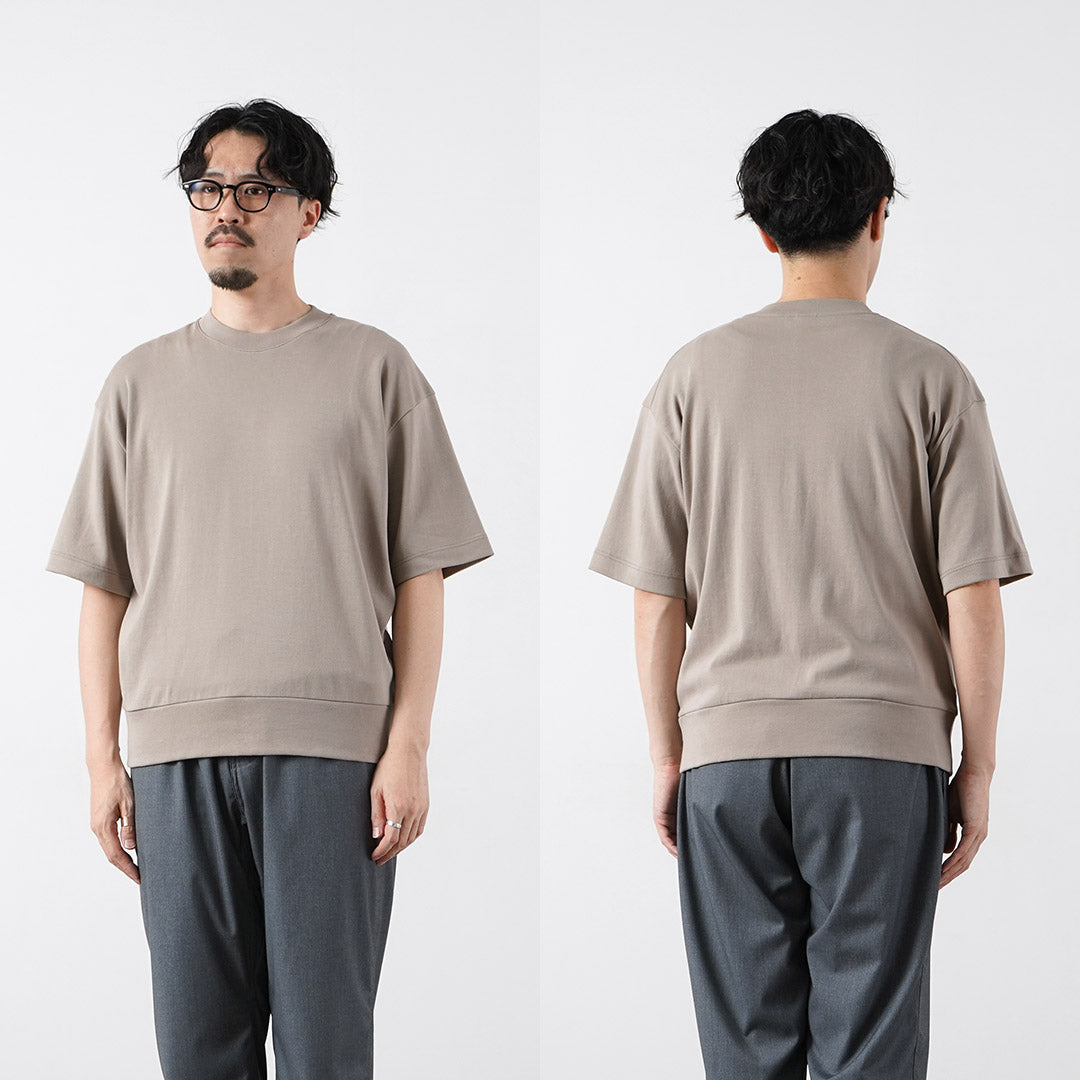 GICIPI / TONNO Ribbed Relaxed Fit Crew Neck T-Shirt