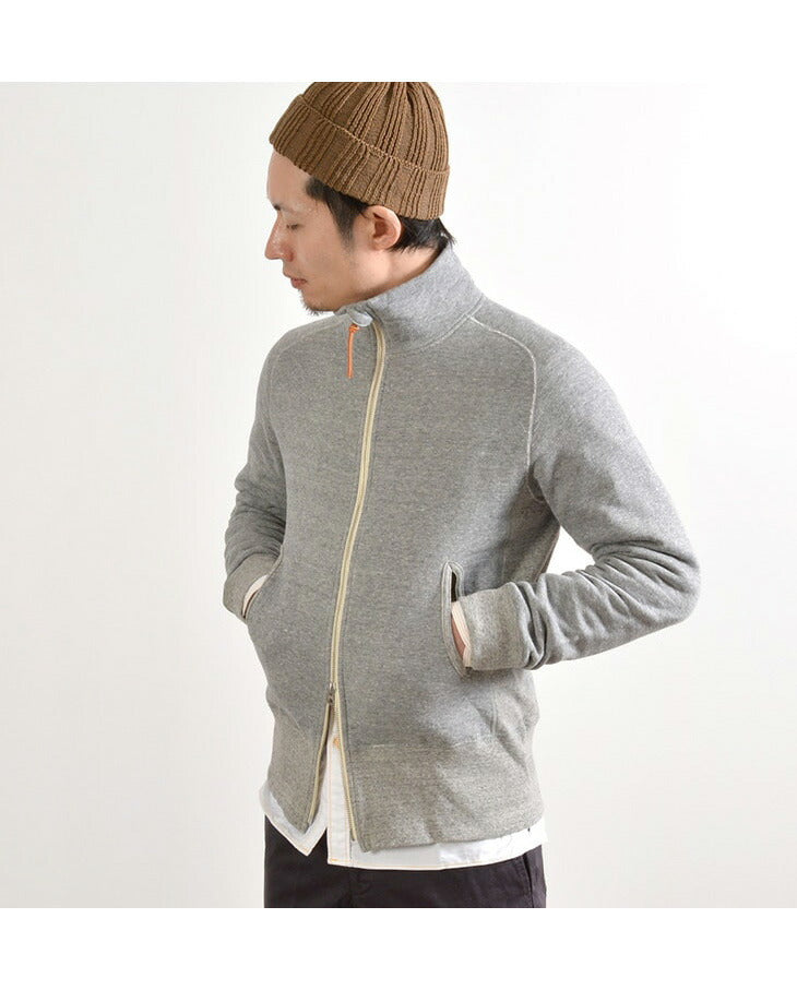 RE MADE IN TOKYO JAPAN / Classic sweatshirt stand-up collar blouson