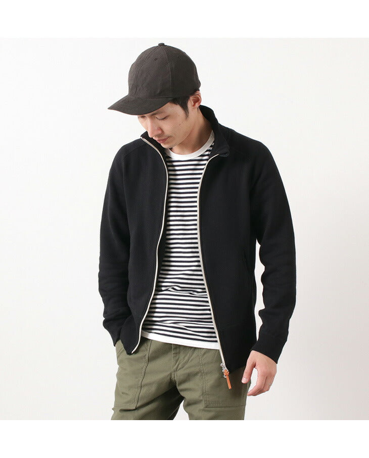 RE MADE IN TOKYO JAPAN / Classic sweatshirt stand-up collar blouson