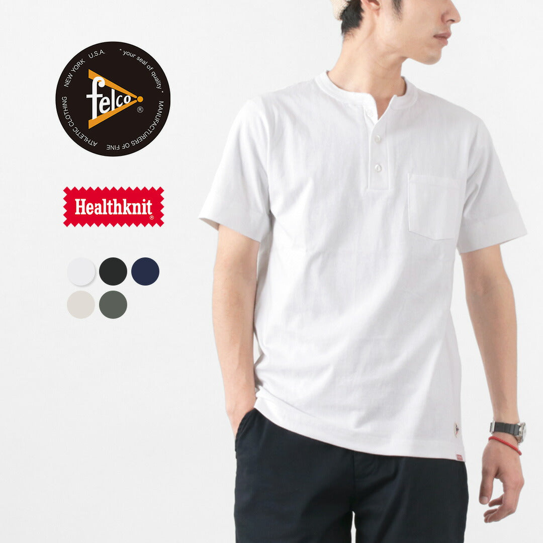 Camiseta de Neck Henley Felco / Pocket Henley