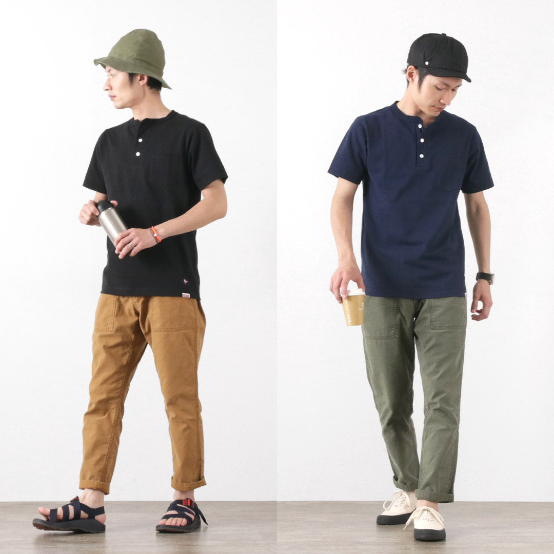 FELCO / Pocket Henley Neck T-shirt