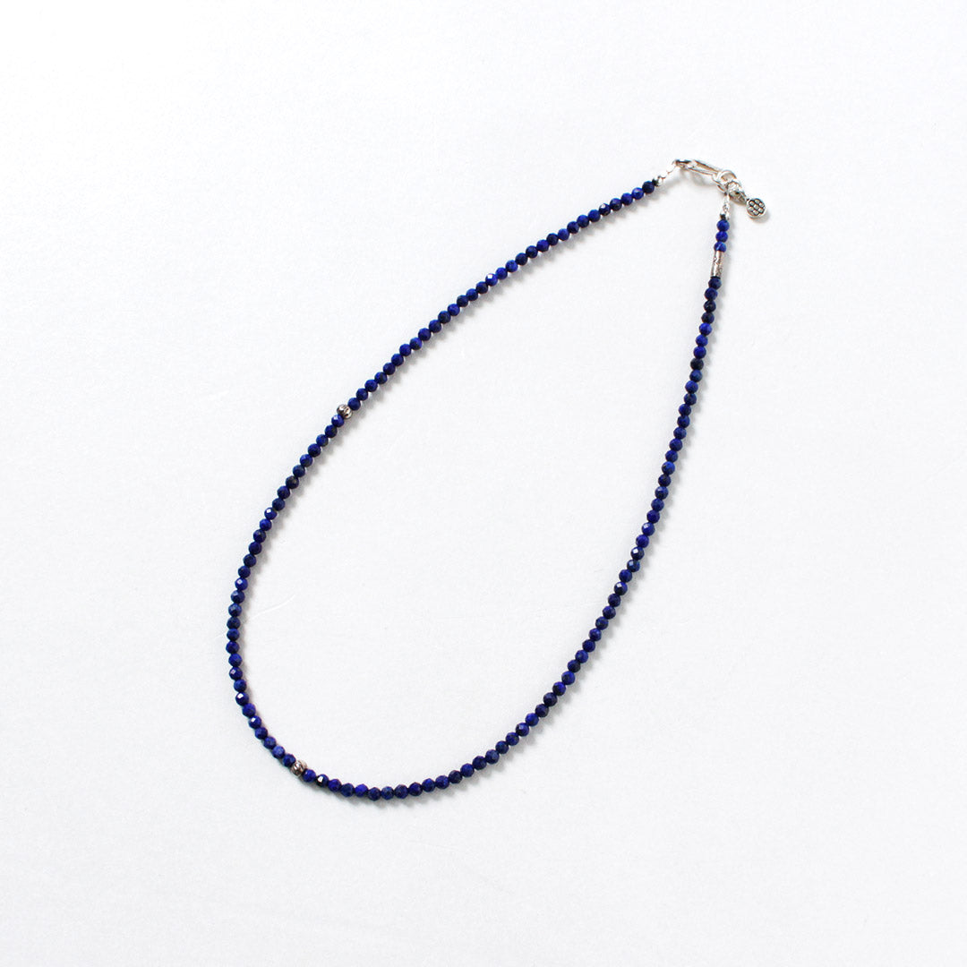 Phadua / Lapis Lazuli 3mm 컷 비드 목걸이 / Anklet
