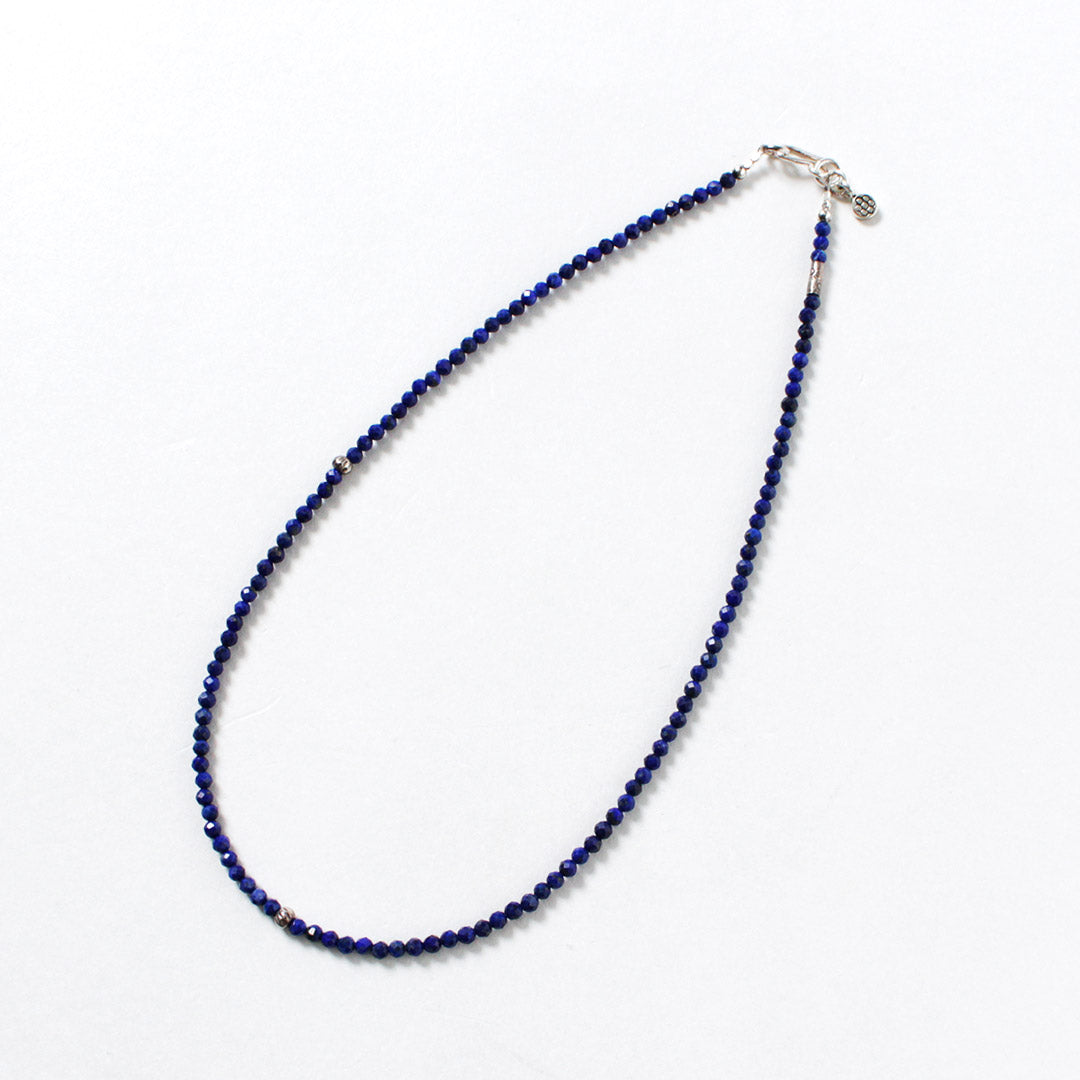 Phadua / Lapis Lazuli 3mm 컷 비드 목걸이 / Anklet