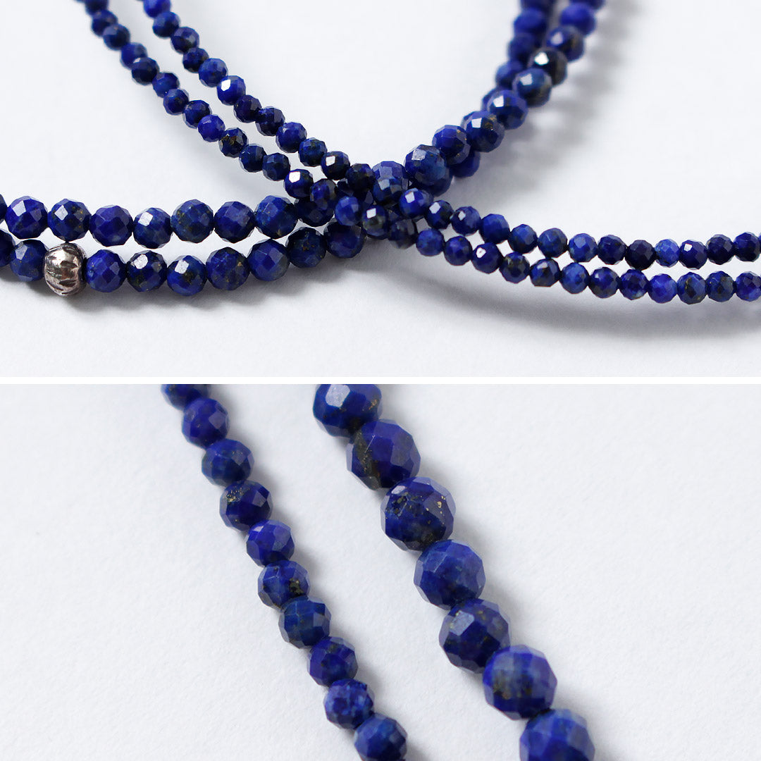 Phadua / Lapis Lazuli 3mm 컷 비드 목걸이 / Anklet