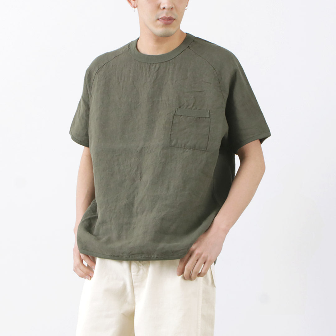 RE MADE IN TOKYO JAPAN / French Linen T-Shirt