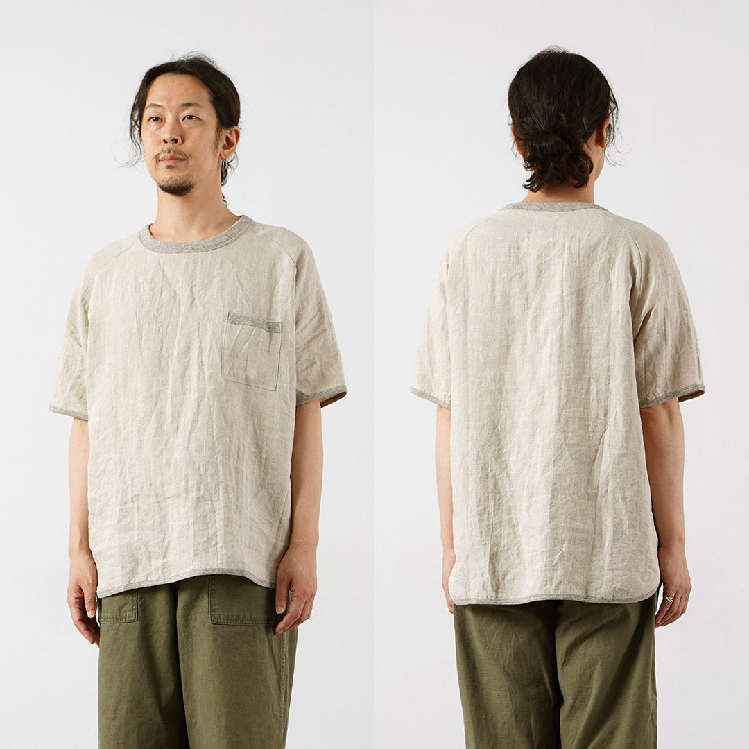 RE MADE IN TOKYO JAPAN / French Linen T-Shirt