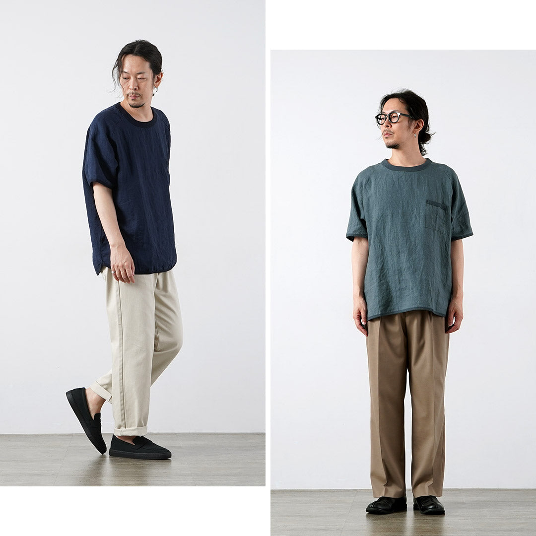 RE MADE IN TOKYO JAPAN / French Linen T-Shirt