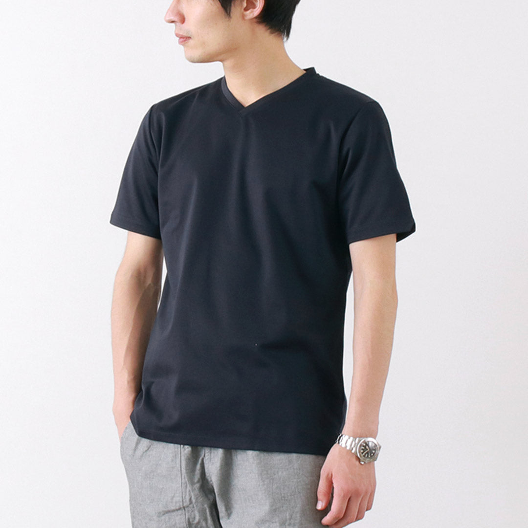 Re fait à Tokyo Japan / Tokyo Made Robe T-shirt V-Cold