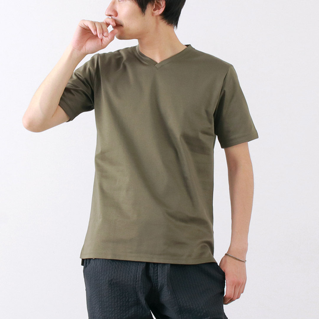 Re fait à Tokyo Japan / Tokyo Made Robe T-shirt V-Cold