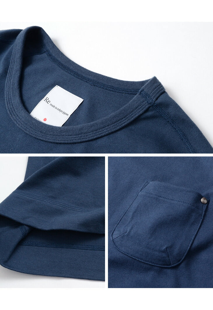 RE MADE IN TOKYO JAPAN / Split Raglan Pocket T-Shirt