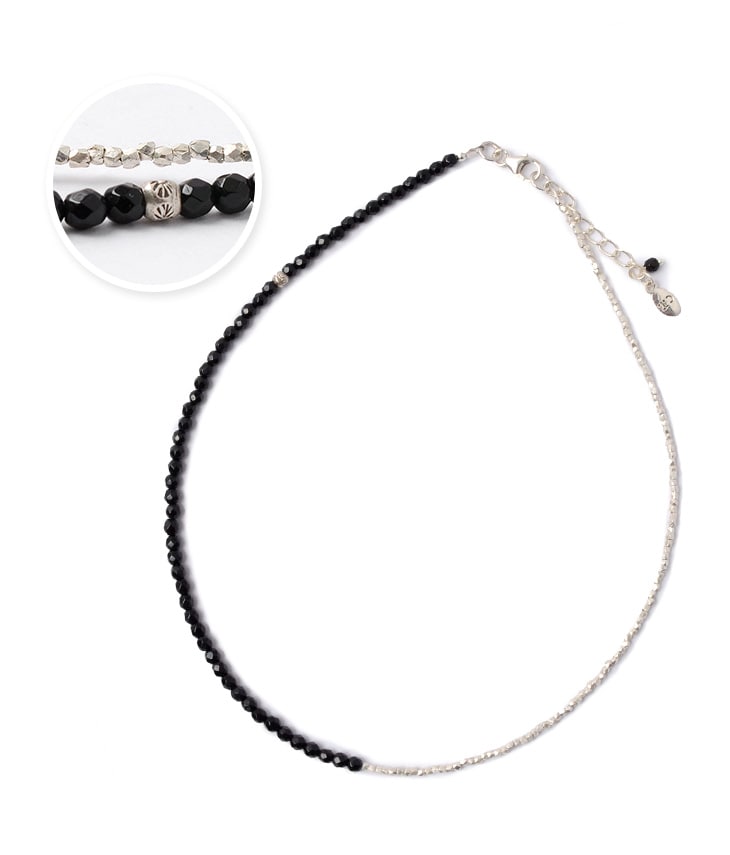 CHALISA T.. / Onyx W-Wrap Bracelet