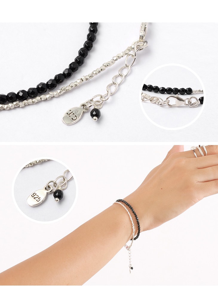 Chalisa T .. / Bracelet ONYX W-WAP