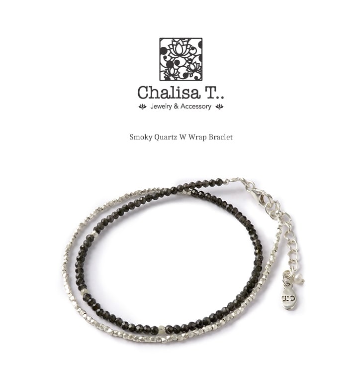 Chalisa T .. / Bracelet Wartz Wartz fumé