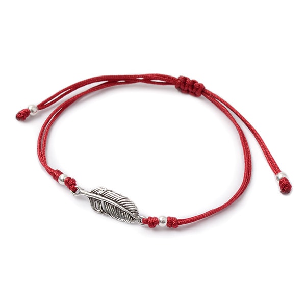 CHALISA T.. / Mini Feather Notched Cord Bracelet