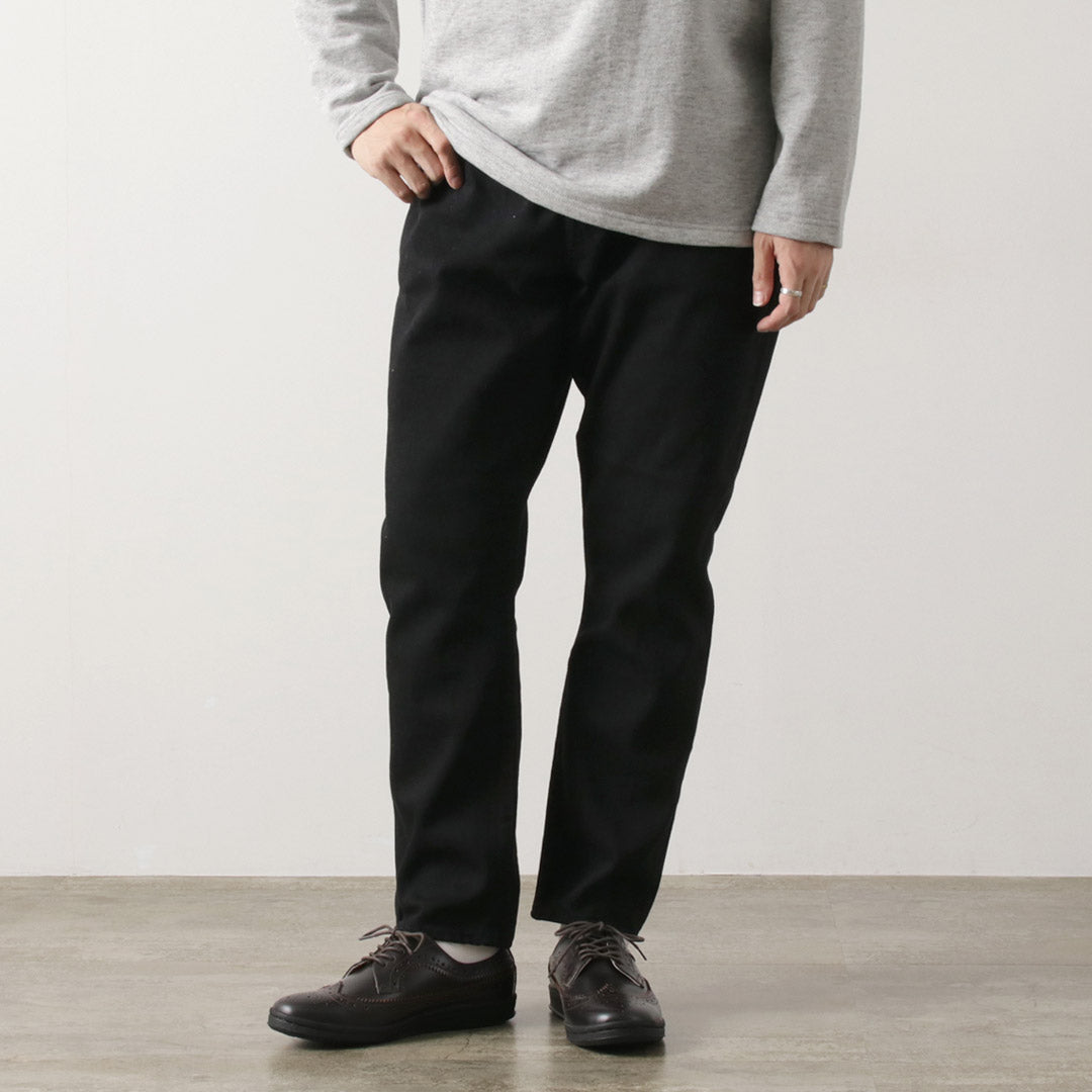 SANCA / Black Denim Tapered 5P Pants