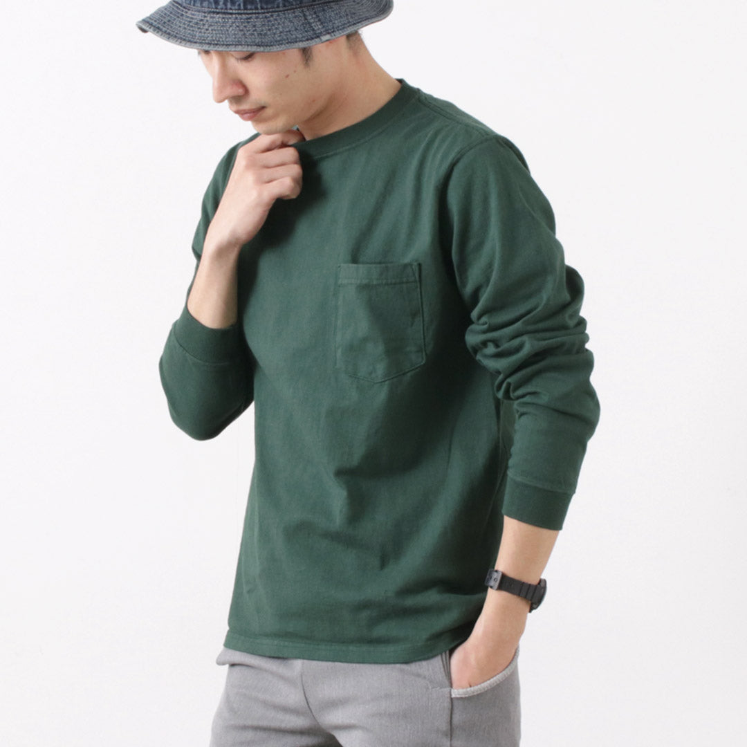 GOODWEAR / Crew Neck Pocket T-Shirt Long Sleeve