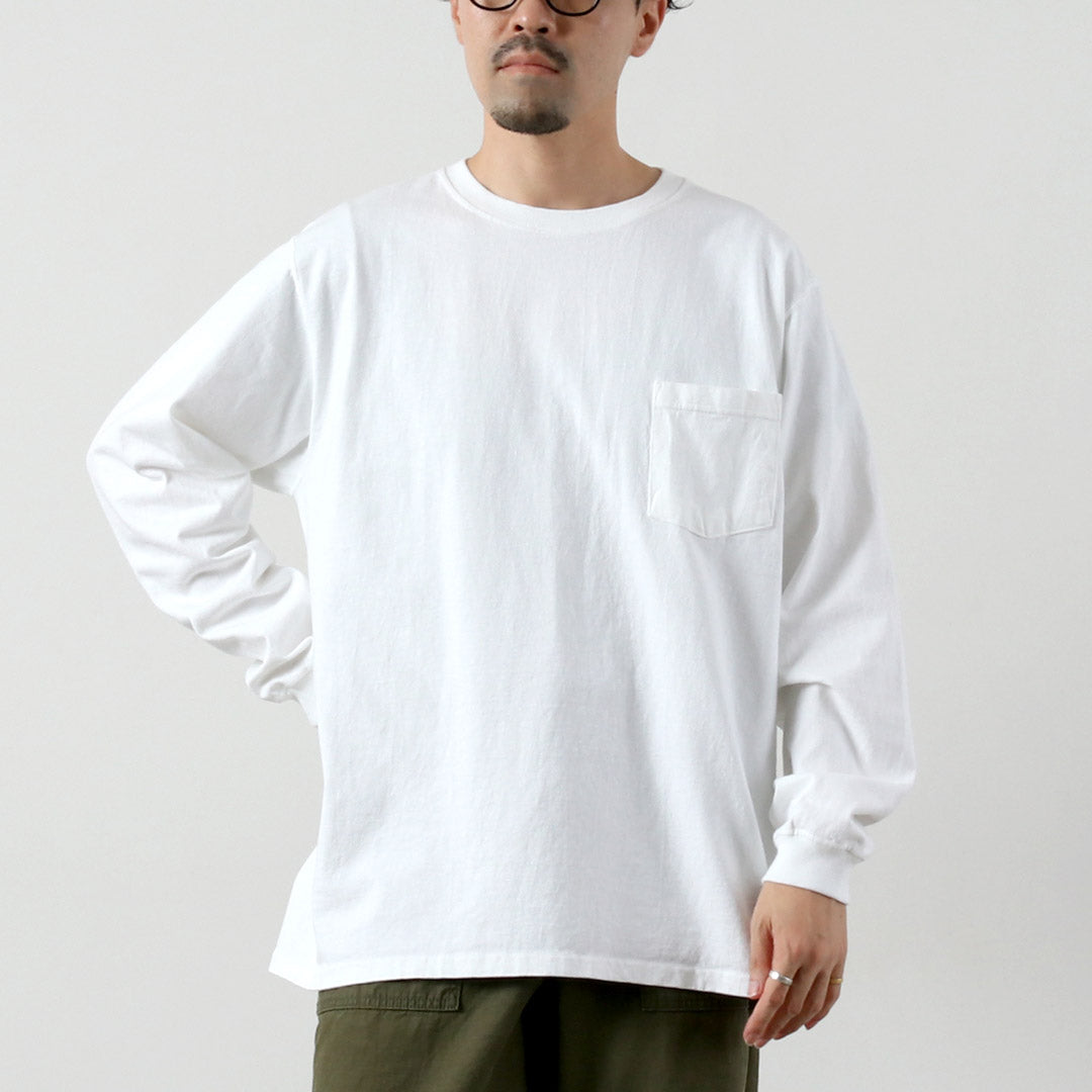 GOODWEAR / Crew Neck Long Sleeves Pocket T-Shirt