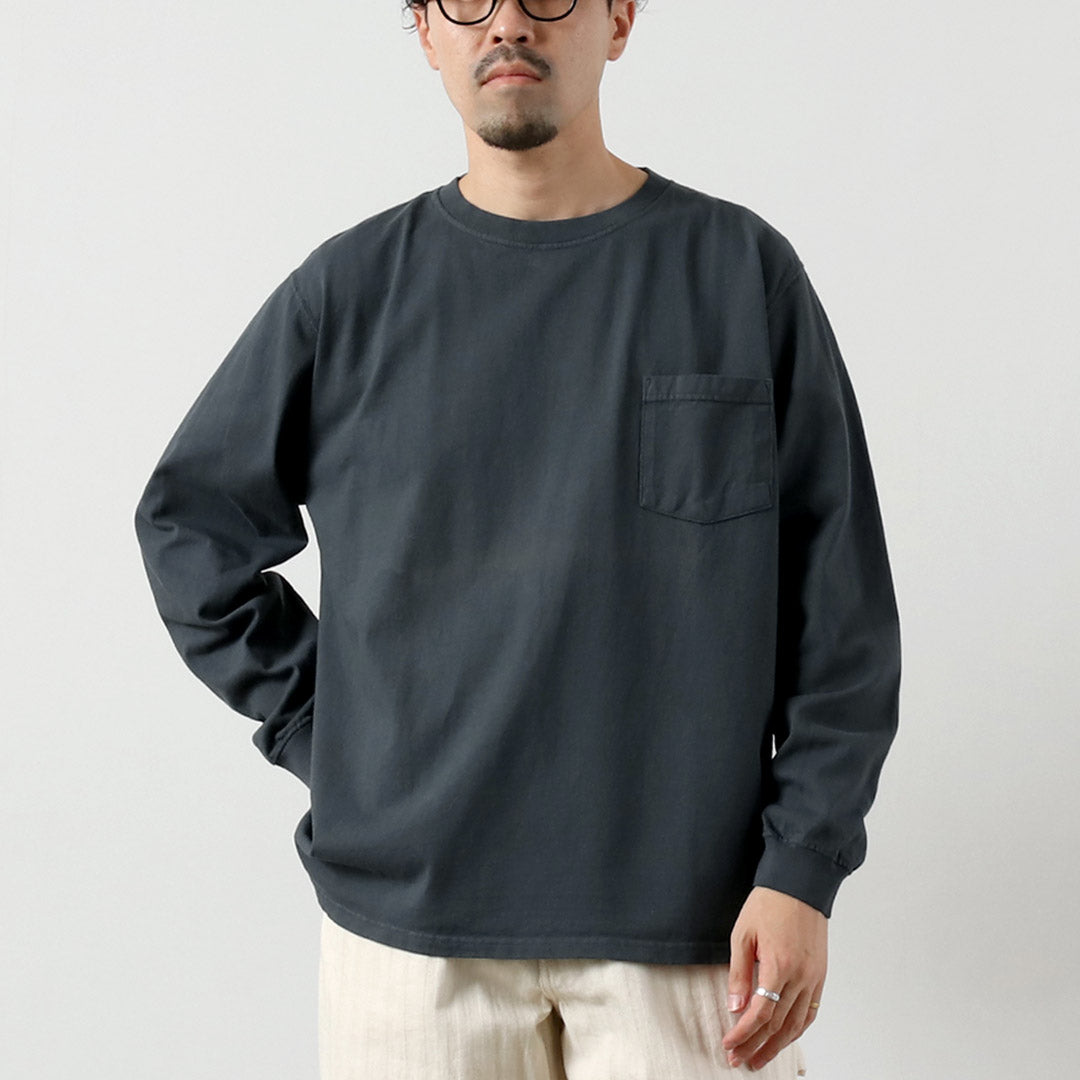 GOODWEAR / Crew Neck Long Sleeves Pocket T-Shirt