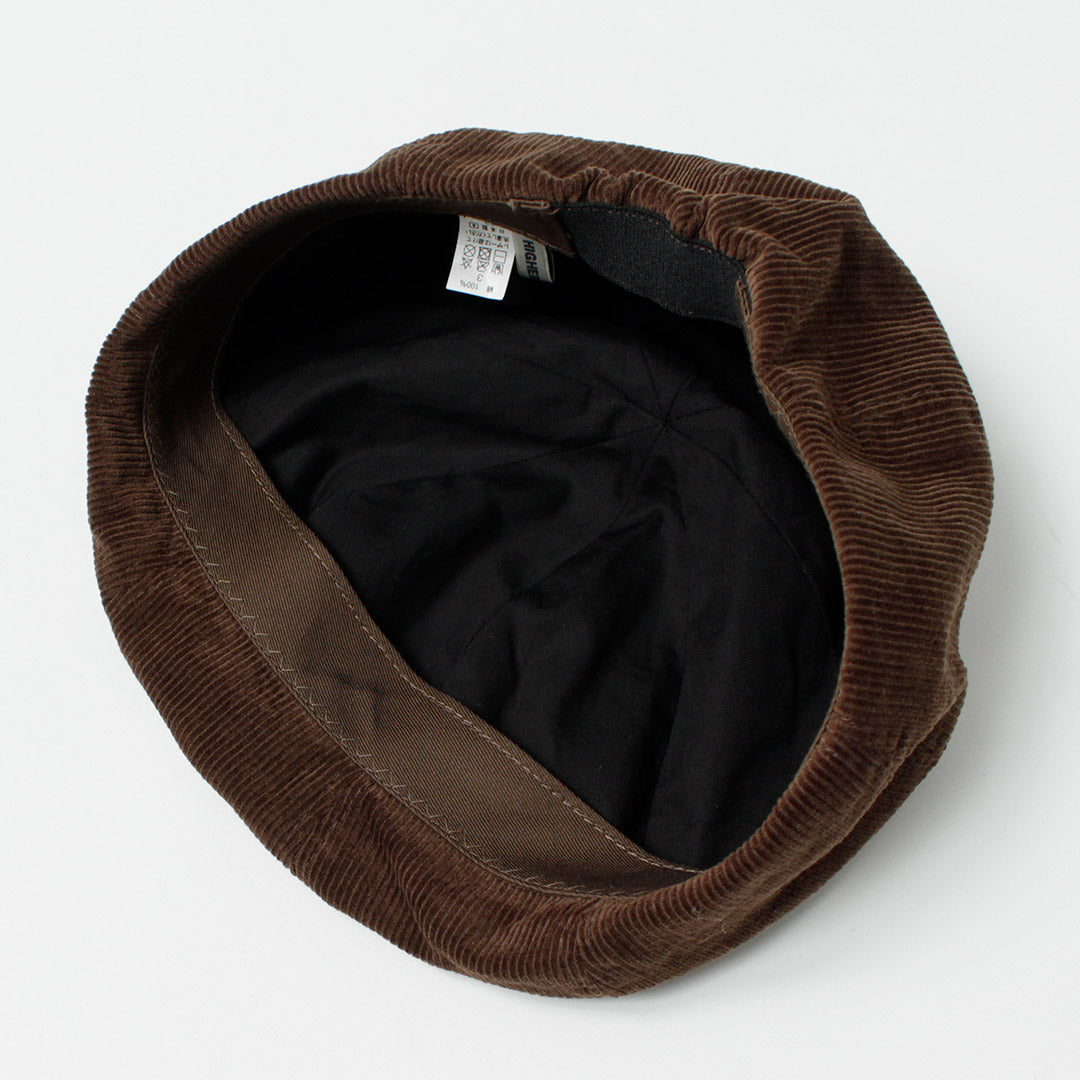 HIGHER / 灯芯绒贝雷帽