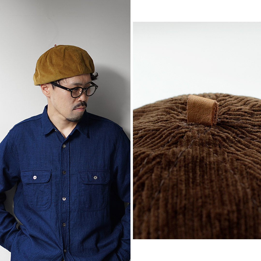 HIGHER / 灯芯绒贝雷帽