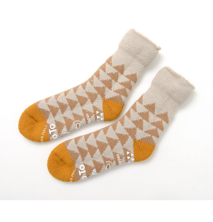 Rototo / R1179 Comfy Room Socks Sankaku