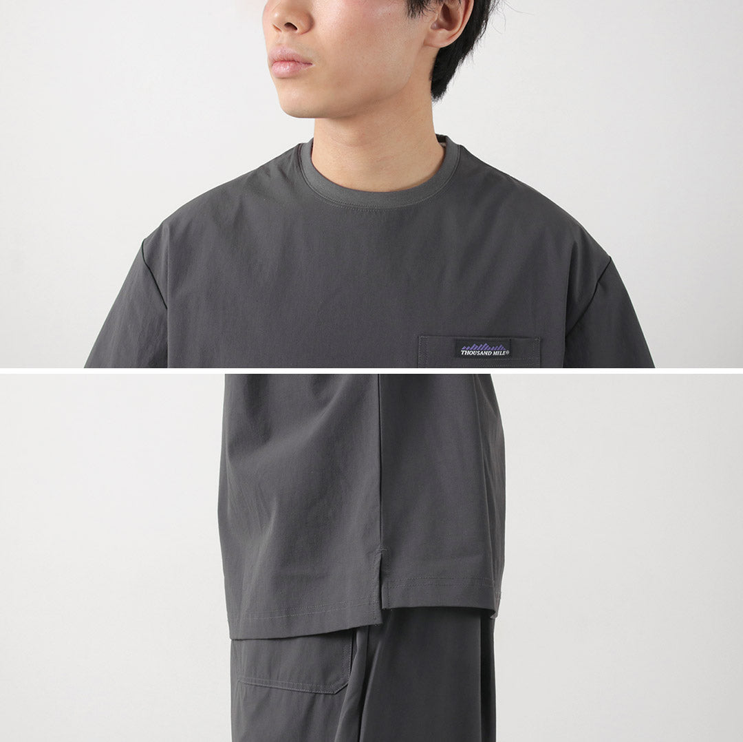 THOUSAND MILE / Short Sleeve T-Shirt and Long Pants Set