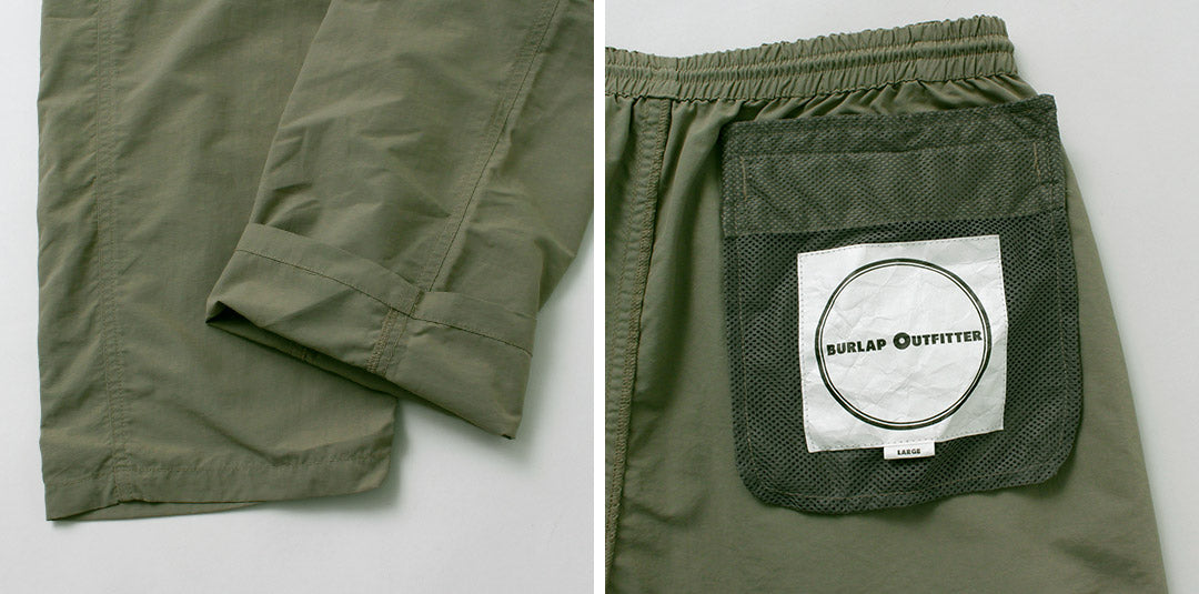 Outfitter de arpillera / pantalones de pista