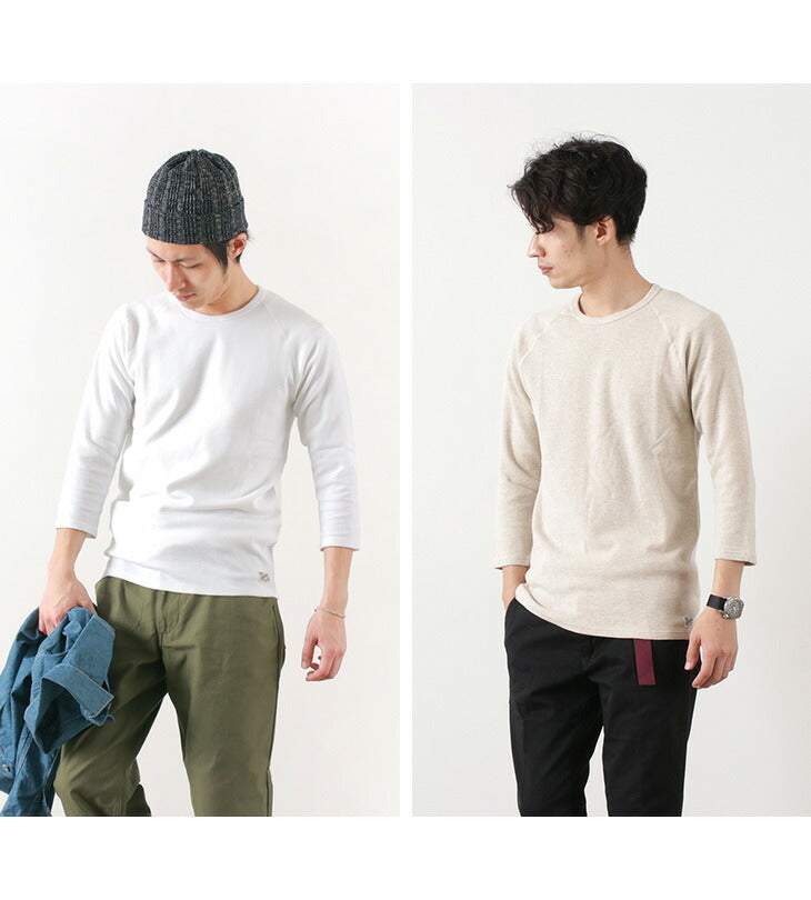 KEPANI / Raffy Spun Milled 7/10 Sleeve T-Shirt