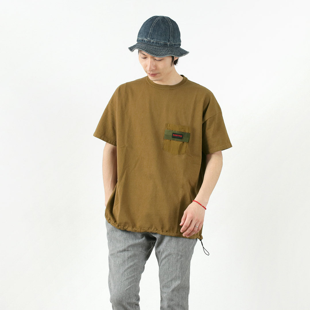 REMI RELIEF ~ BRIEFING / Collaboration jersey pocket T-shirt