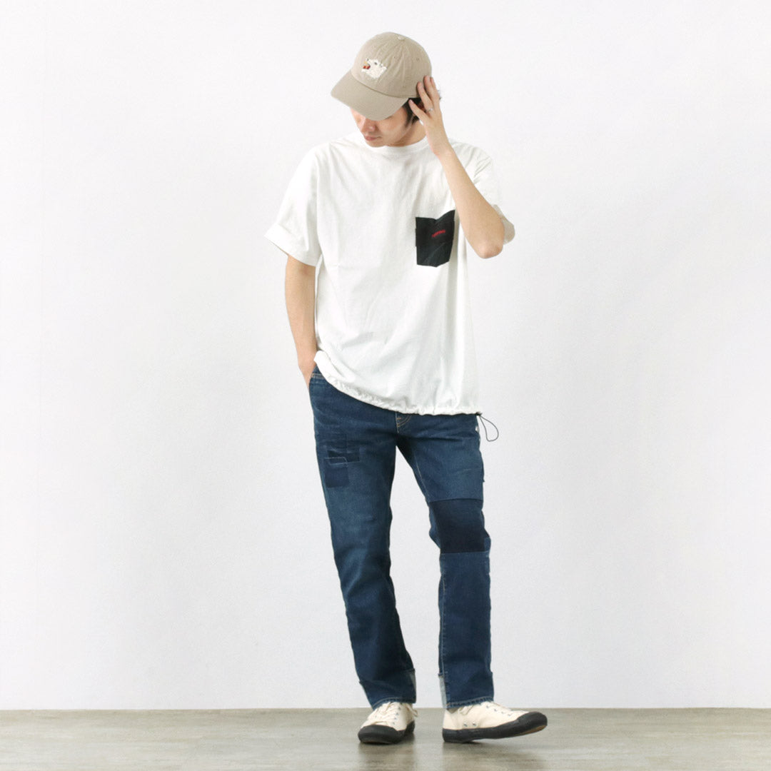 REMI RELIEF ~ BRIEFING / Collaboration jersey pocket T-shirt