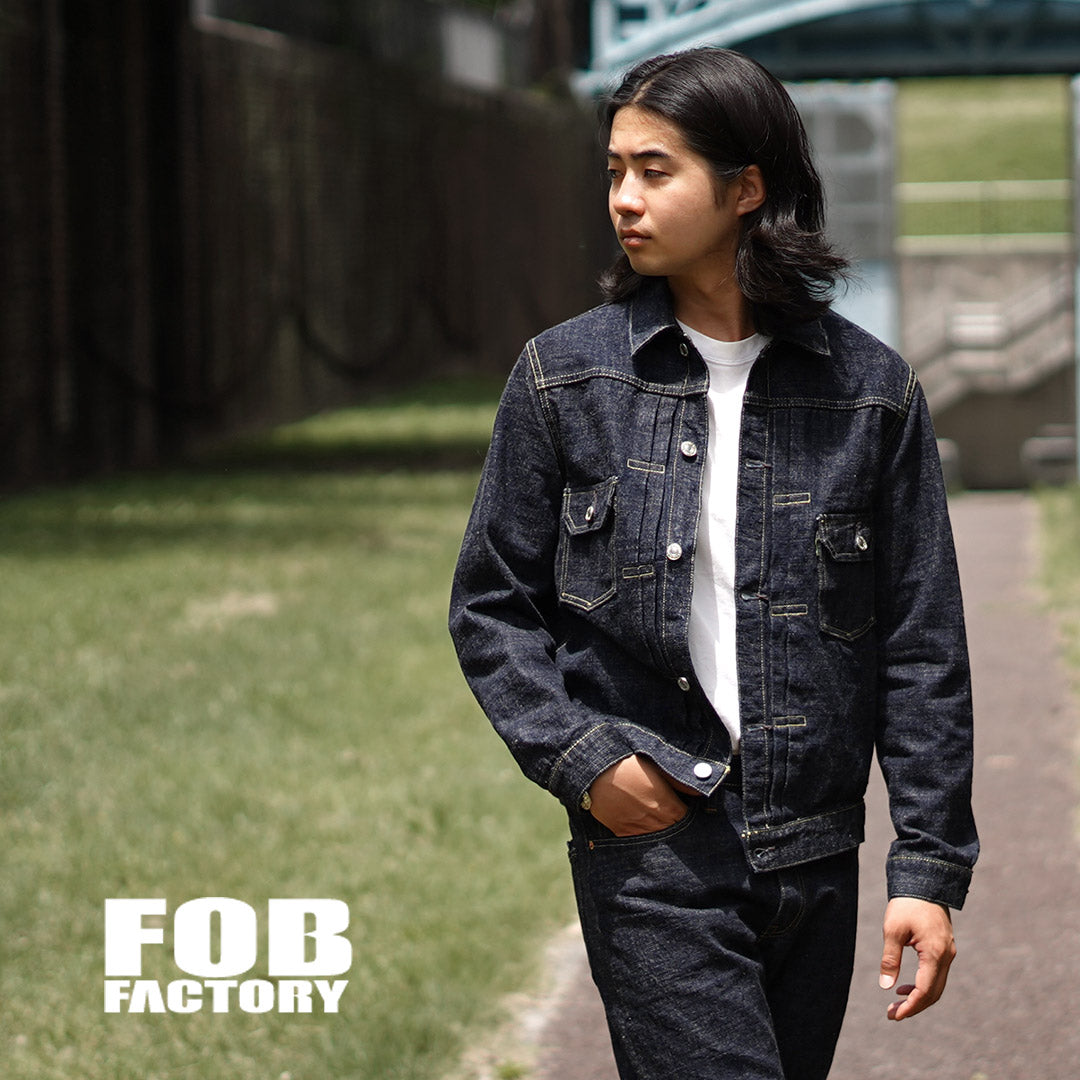 FOB Factory / F2378 G3 Selvedge Denim 2da chaqueta