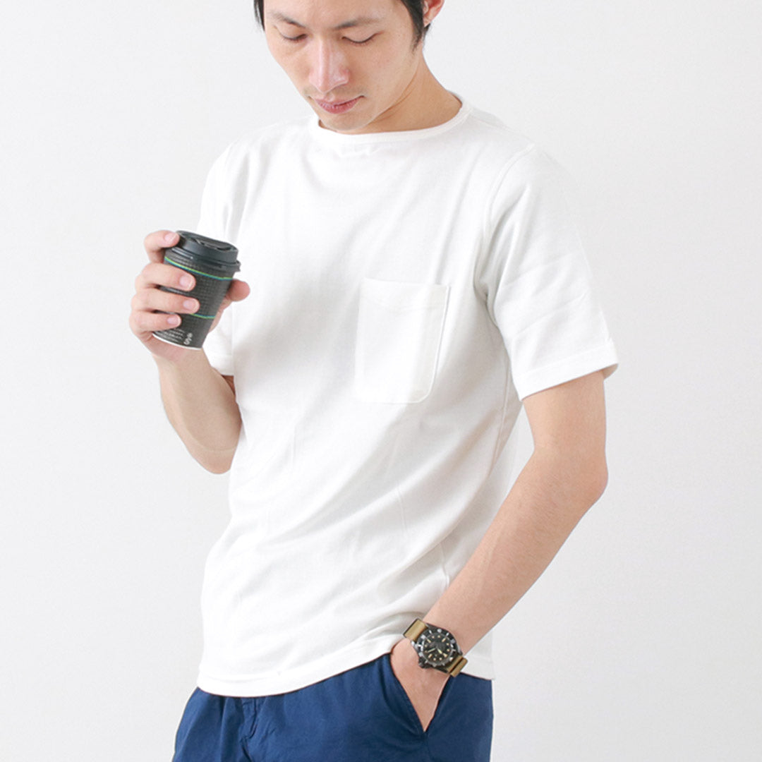 TIEASY / Summer Knit Pocket T-Shirt