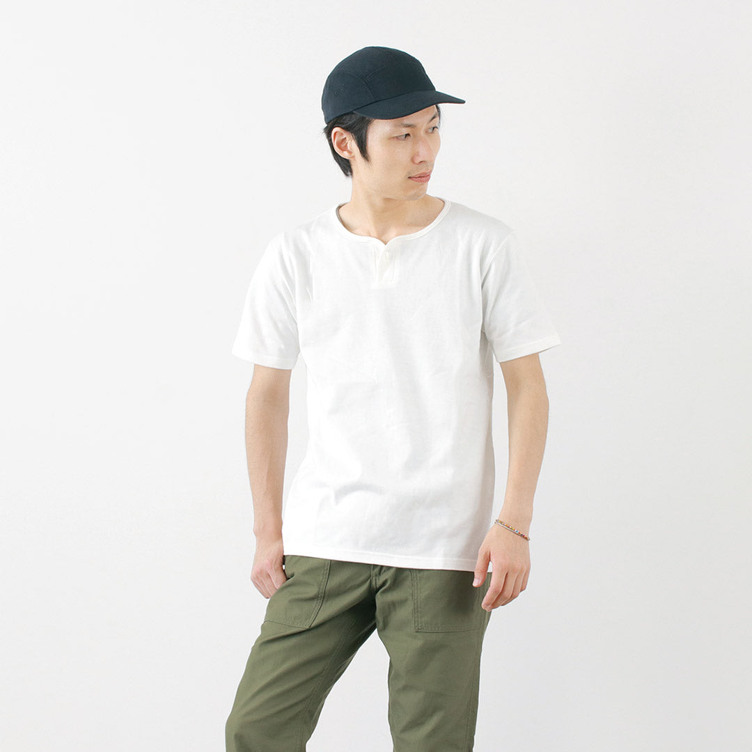 Tieasy / Summer Knits Henley Short Sleeve 티셔츠