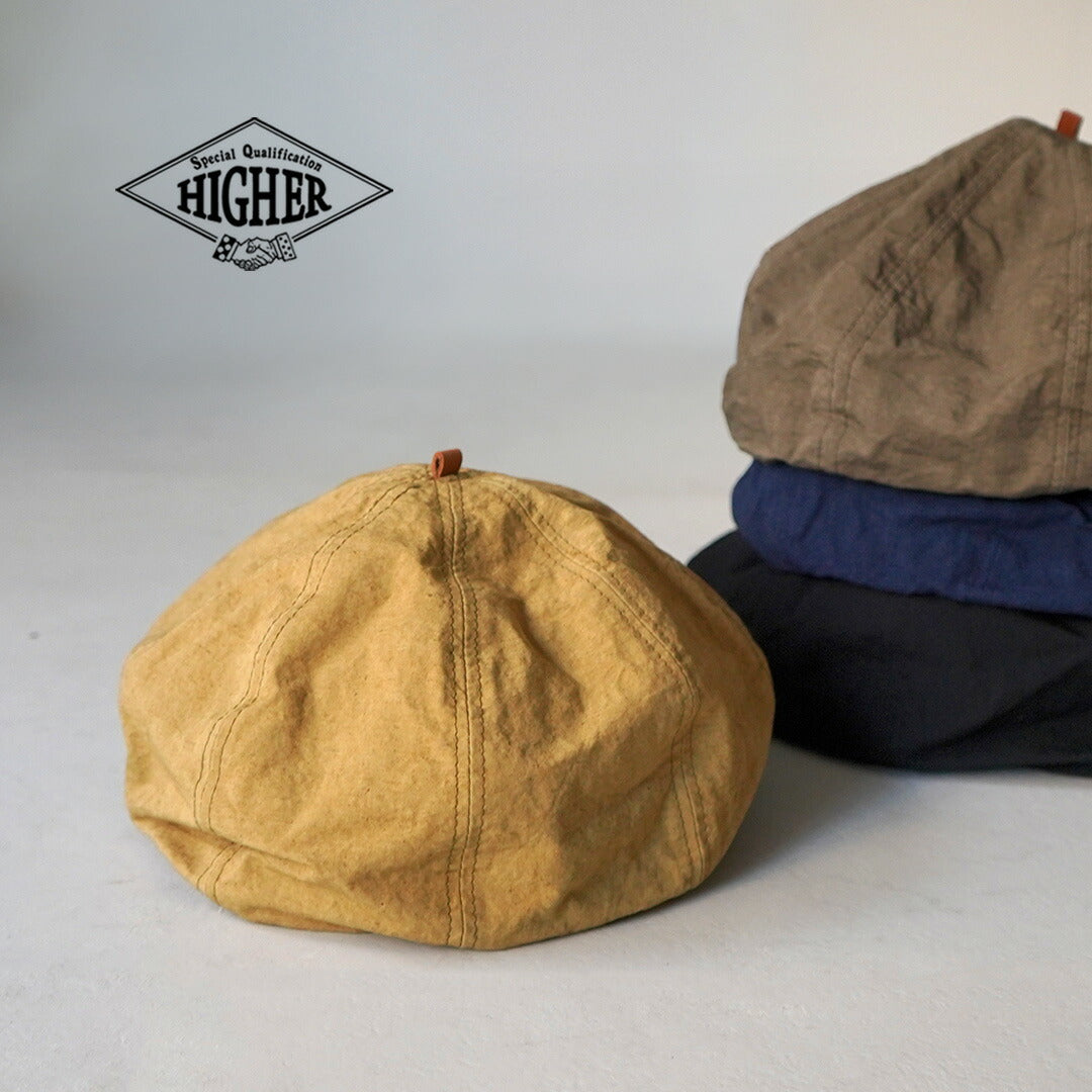 HIGHER / Cotton–Linen Weather Beret