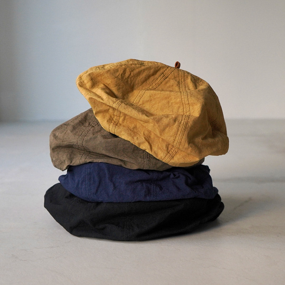 HIGHER / Cotton–Linen Weather Beret