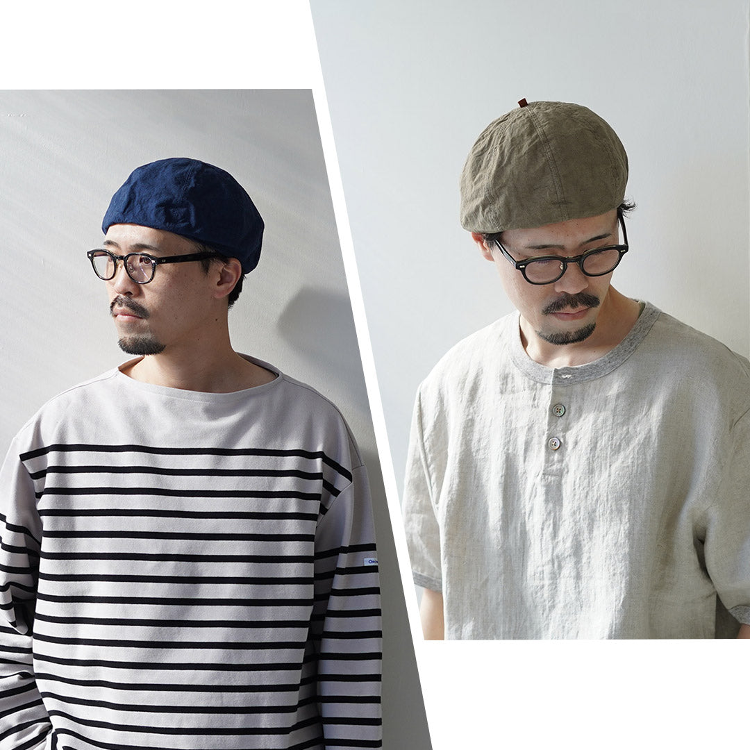 HIGHER / Cotton–Linen Weather Beret