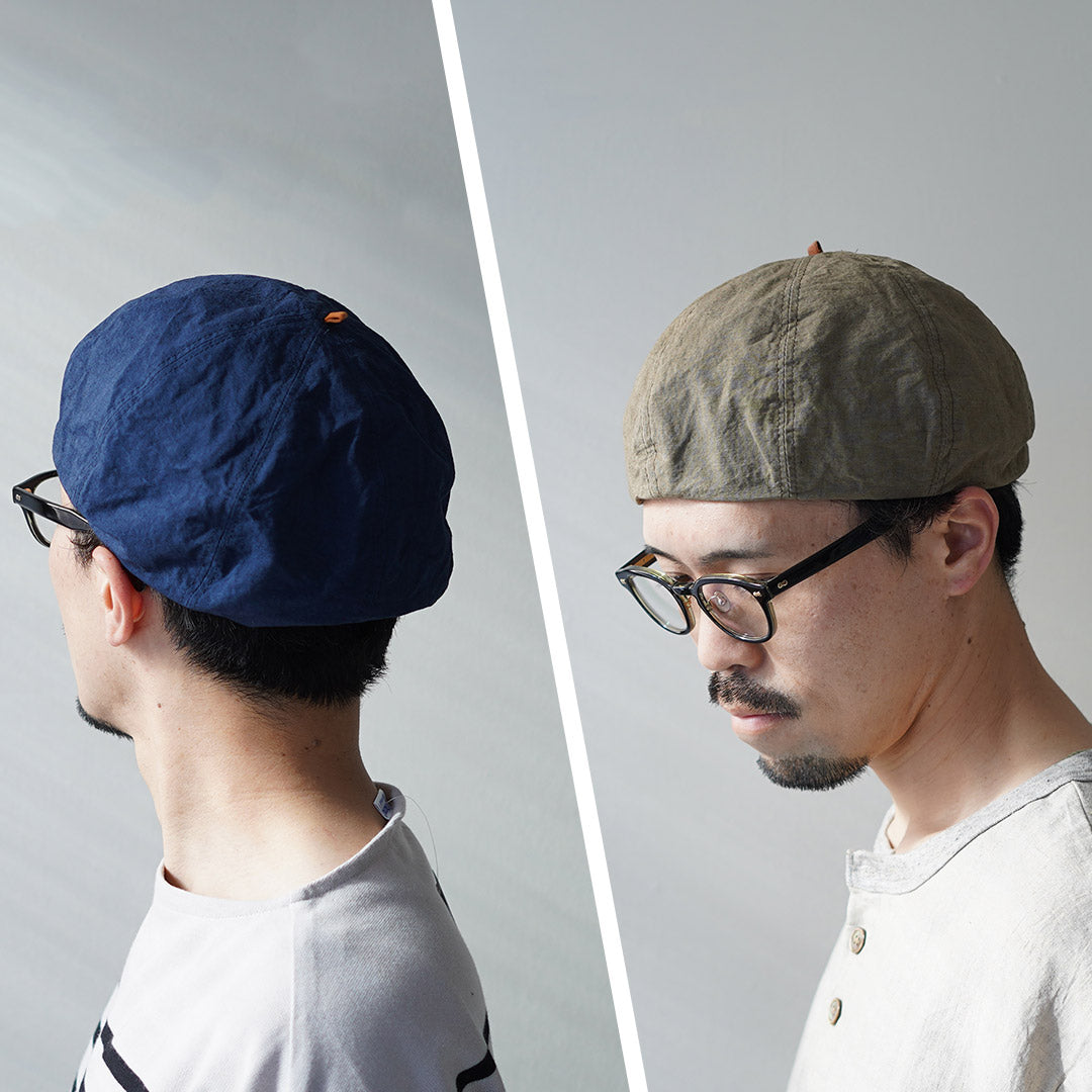 HIGHER / Cotton–Linen Weather Beret