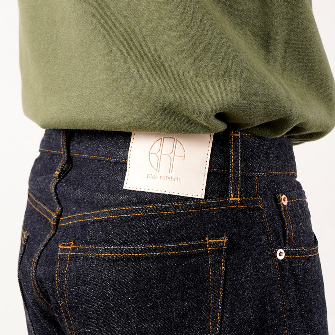 Blue refabric / 17oz Selvedge Monster Denim Semi-Wide Tapered 5-Pocket Jeans