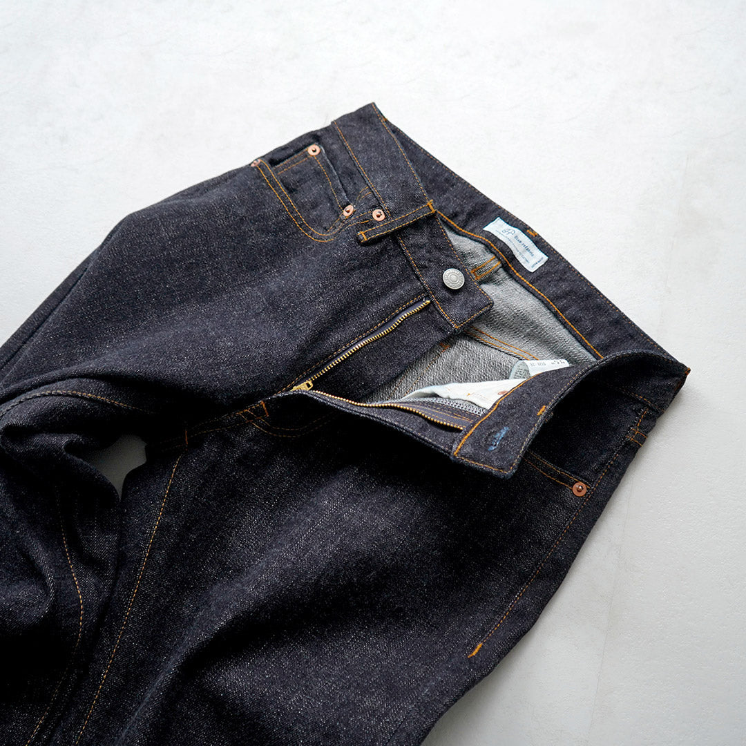 Blue refabric / 17oz Selvedge Monster Denim Semi-Wide Tapered 5-Pocket Jeans
