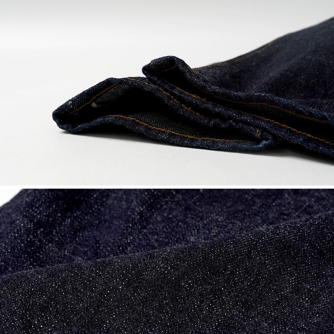 Blue refabric / 17oz Selvedge Monster Denim Semi-Wide Tapered 5-Pocket Jeans