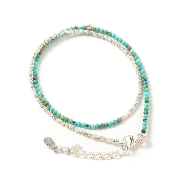 CHALISA T.. / Turquoise W Wrap Bracelet Karen Silver