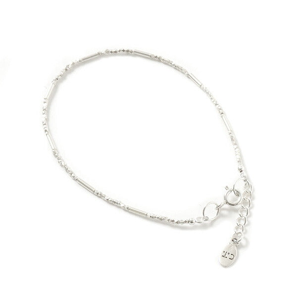 CHALISA T.. / Multi-cut Karen silver beads & tube beads / bracelet