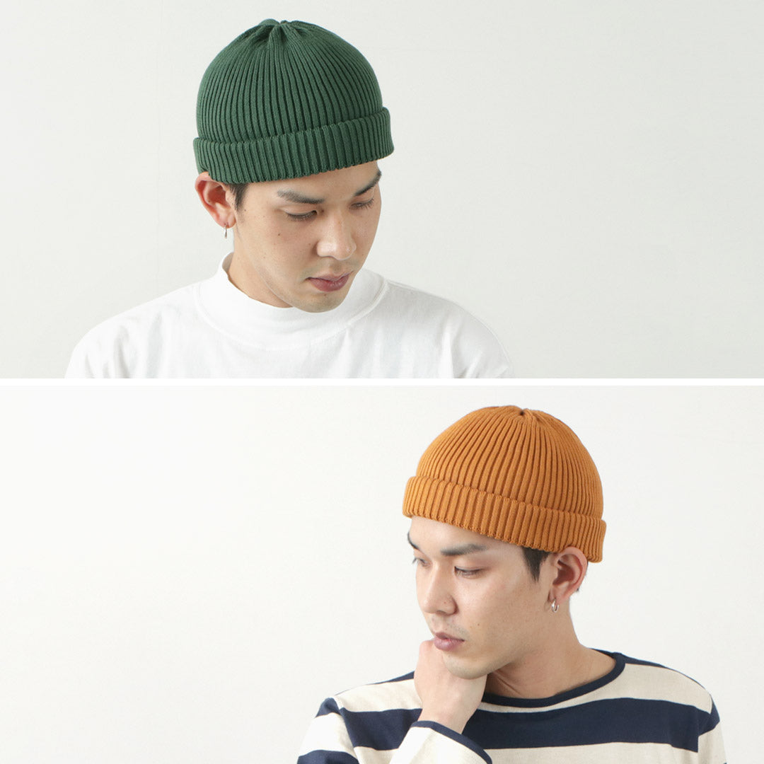 ROTOTO / Cotton Roll Up Beanie