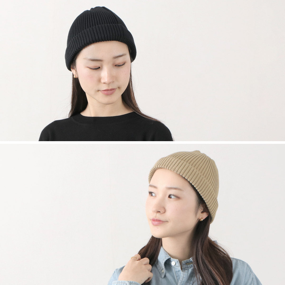 ROTOTO / Cotton Roll Up Beanie