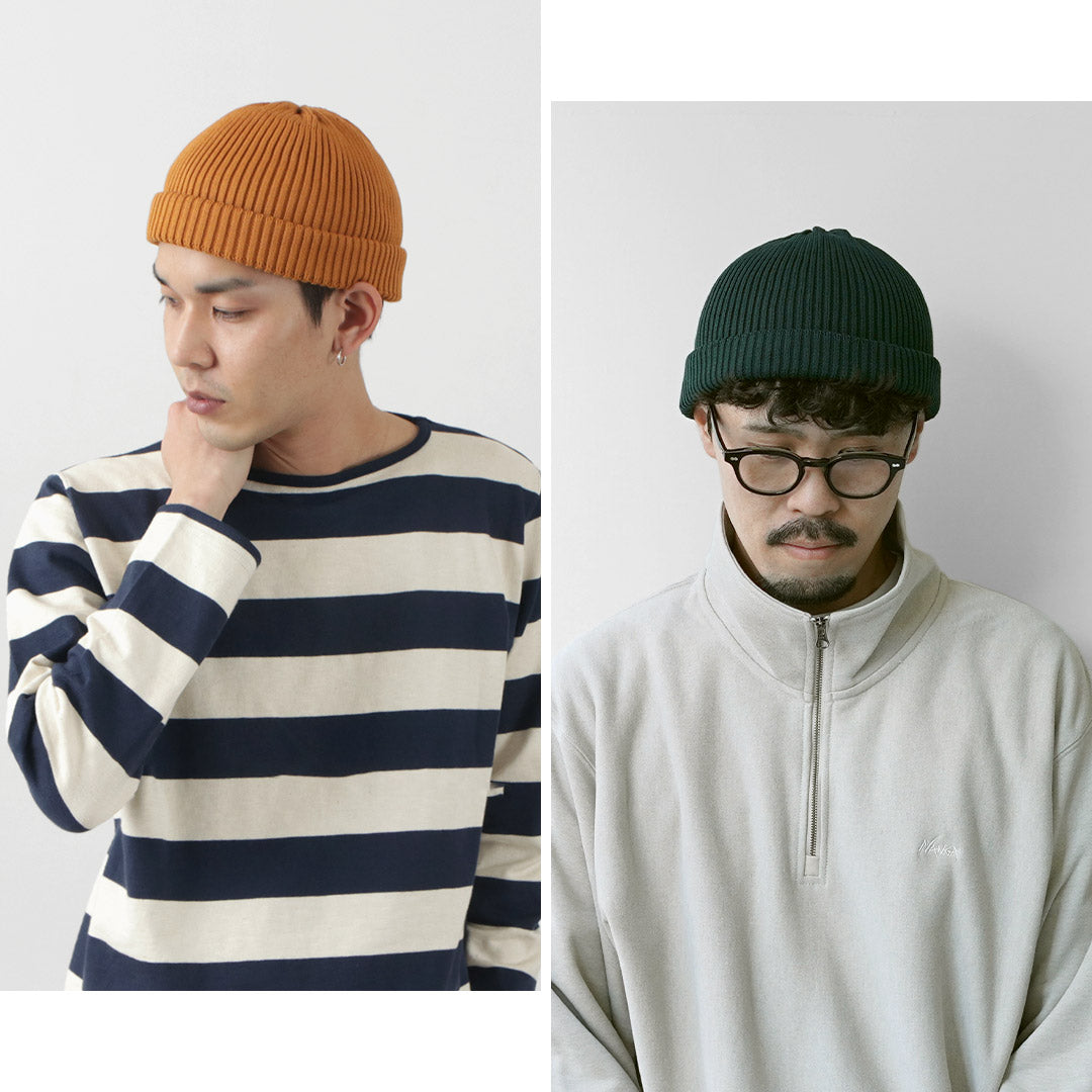 ROTOTO / Cotton Roll Up Beanie