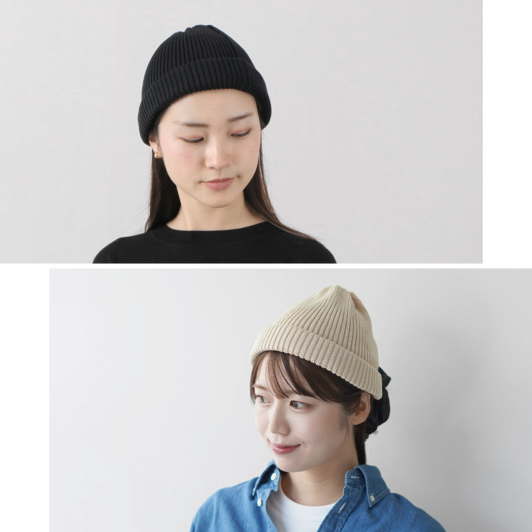 ROTOTO / Cotton Roll Up Beanie